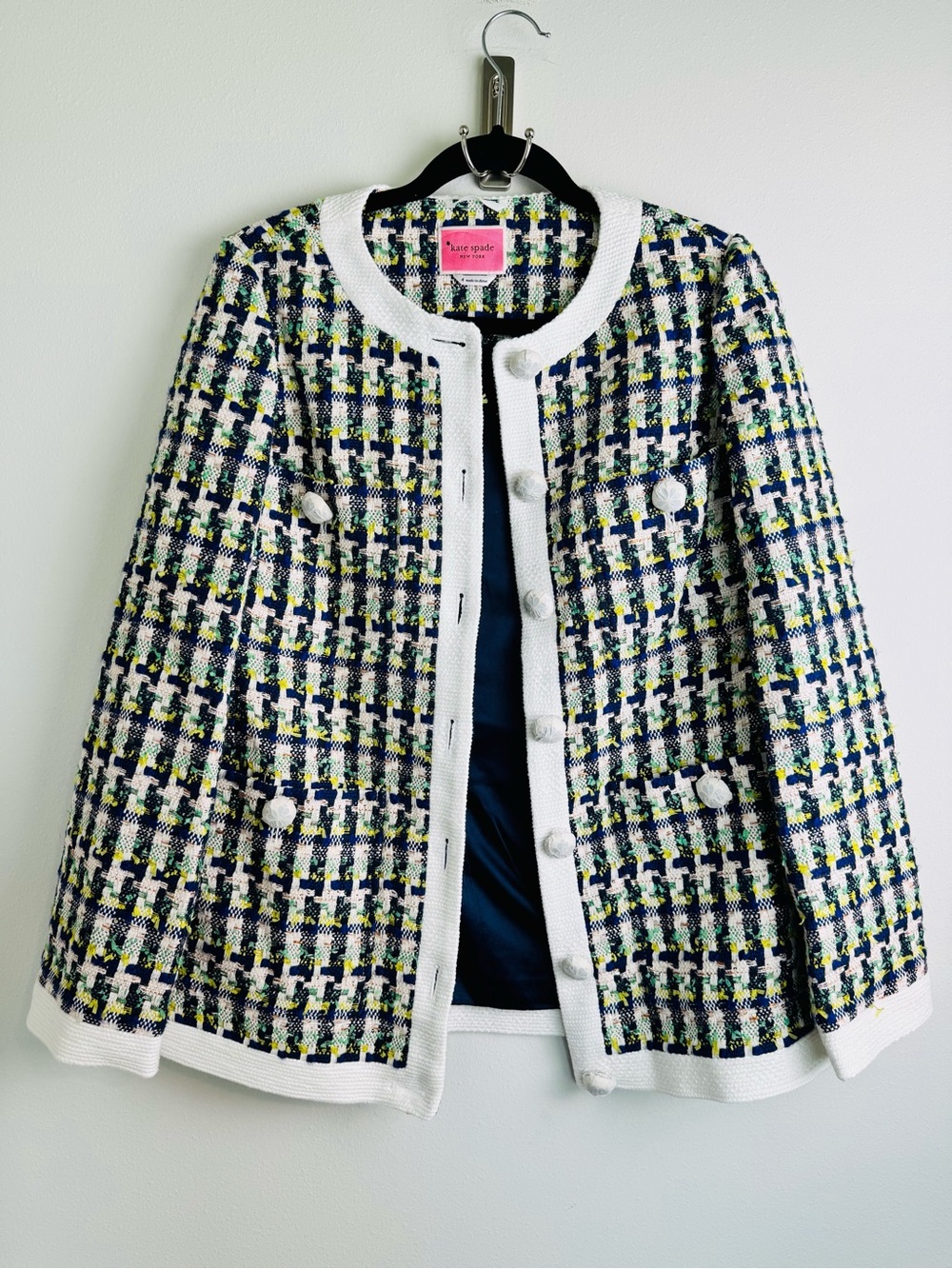 KATE SPADE Tweed Pattern Evening Jacket - Picture 5 of 13